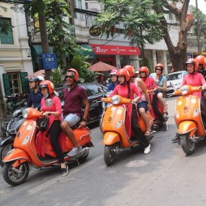 Hanoi Female Vespa Cultural Highlights Tour