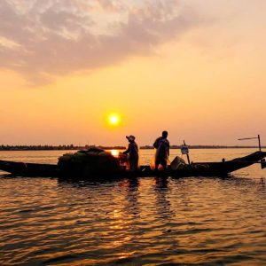 Sunset at Tam Giang Lagoon