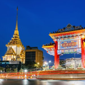 Night Street Food At China Town