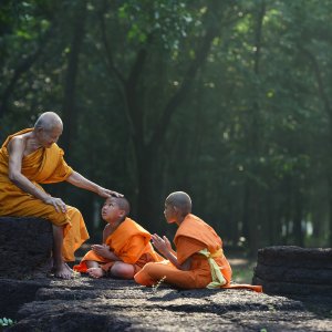 Old Bangkok Morning Walk, Monks, Market And Majesty