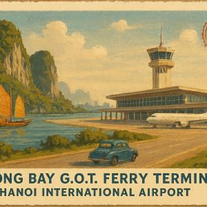 Halong Bay G.O.T. Ferry Terminal ↔ Hanoi International Airport