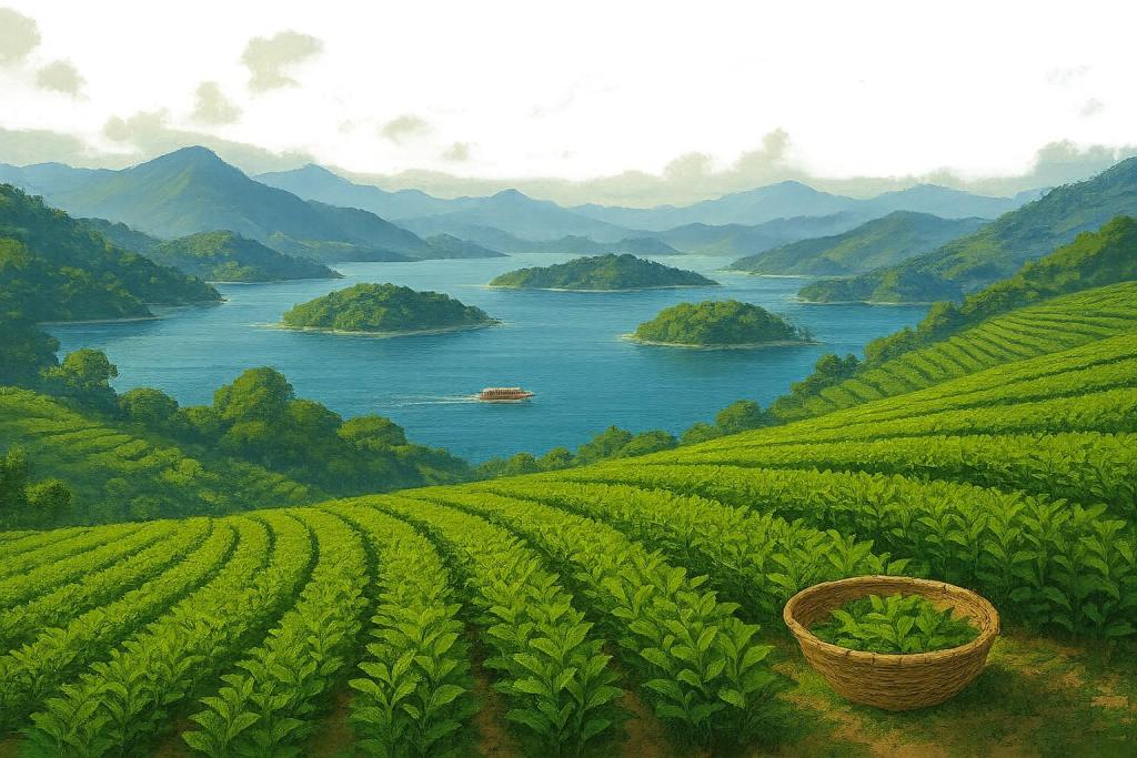 Thousand Island Lake & Pinglin Tea Plantation