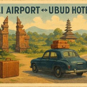 Bali International Airport ↔ Ubud Hotels